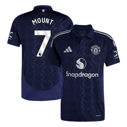 Tricouri Fotbal Manchester United MOUNT #7 Deplasare 2024/25