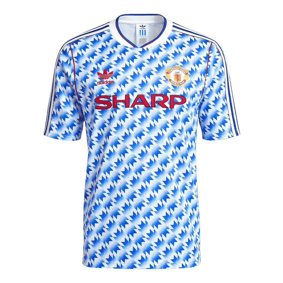 Tricouri Fotbal Vintage Manchester United Deplasare 1990/92