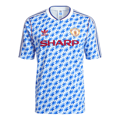 Tricouri Fotbal Vintage Manchester United Deplasare 1990/92