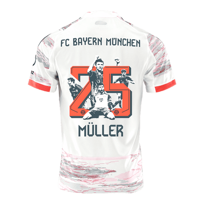 Tricouri Fotbal Bayern Munchen MÜLLER Special #25 Deplasare 2025/26
