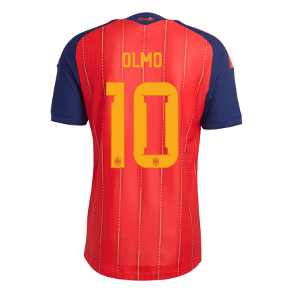 Tricouri Fotbal Spania OLMO #10 Acasă Cupa Mondială 2026 Authentic
