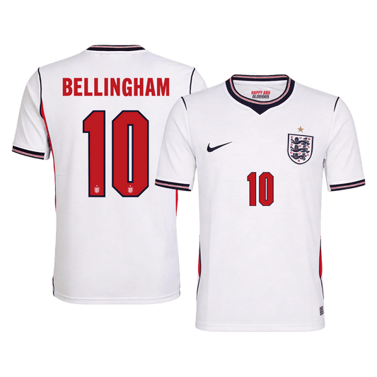 Tricouri Fotbal Anglia BELLINGHAM #10 Acasă Cupa Mondială 2026