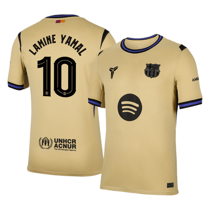 Tricouri Fotbal Barcelona LAMINE YAMAL #10 Deplasare 2025/26 - UCL