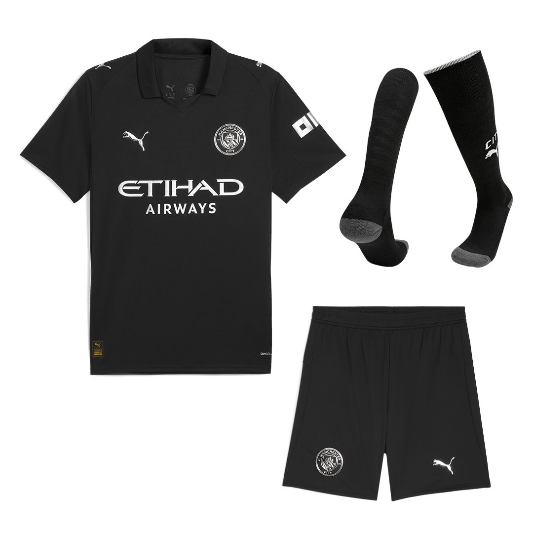 Set Tricouri Fotbal Manchester City Deplasare 2025/26