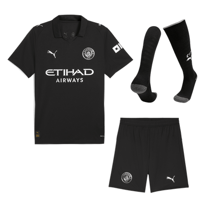 Set Tricouri Fotbal Manchester City Deplasare 2025/26