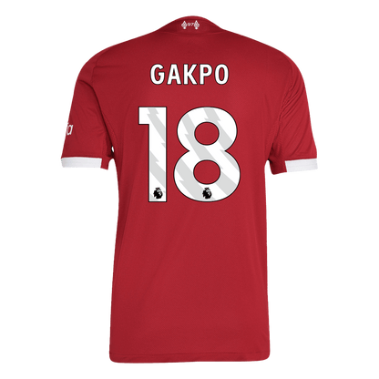 Tricouri Fotbal Liverpool GAKPO #18 Acasă 2025/26 Authentic