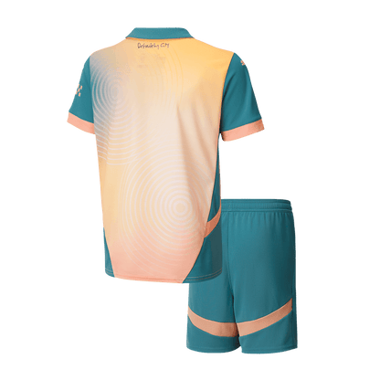 Set Tricouri Fotbal Manchester City Al Patrulea 2024/25 Pentru Copii - Definitely City