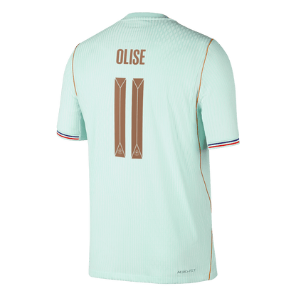 Tricouri Fotbal Franța OLISE #11 Deplasare Cupa Mondială 2026 Authentic