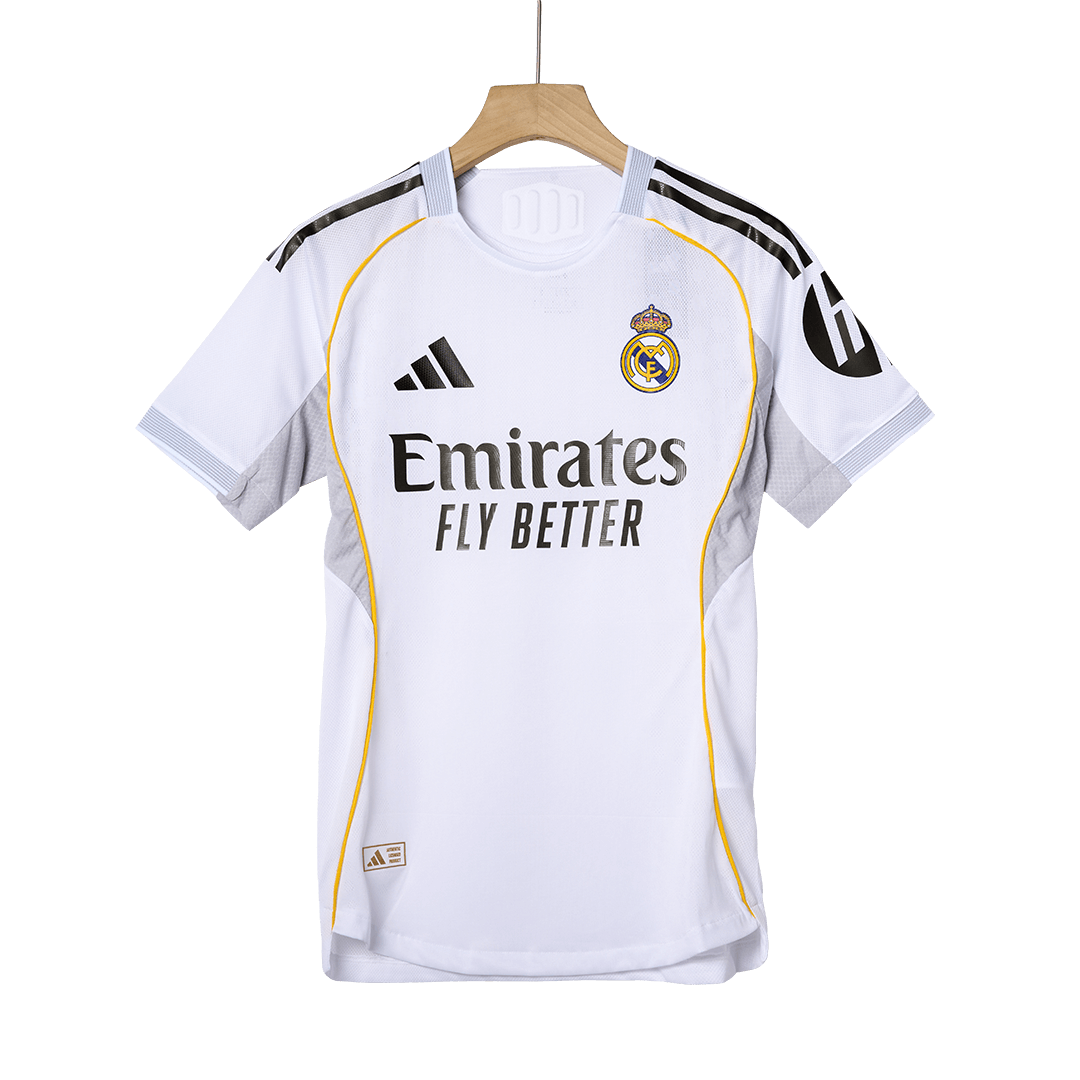 Tricouri Fotbal Real Madrid MBAPPÉ #10 Acasă 2025/26 Authentic