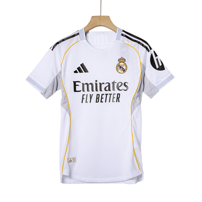 Tricouri Fotbal Real Madrid MBAPPÉ #10 Acasă 2025/26 Authentic