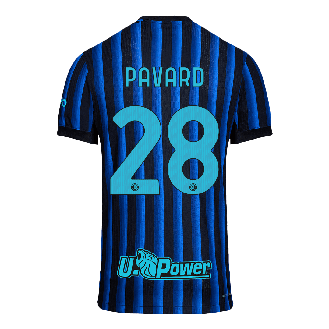 Tricouri Fotbal Inter Milano PAVARD #28 Acasă 2025/26 Authentic