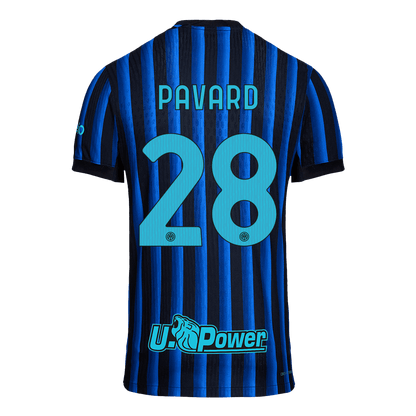 Tricouri Fotbal Inter Milano PAVARD #28 Acasă 2025/26 Authentic