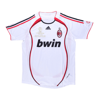 Tricouri Fotbal Vintage AC Milan Deplasare 2006/07 - UCL