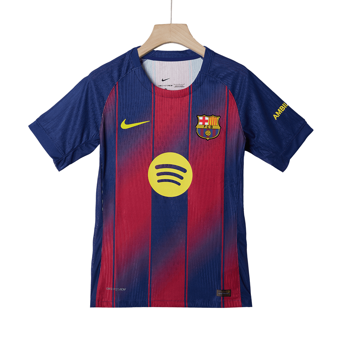 Tricouri Fotbal Barcelona LAMINE YAMAL #10 Acasă 2025/26 Authentic - Kopa Trophy Edition
