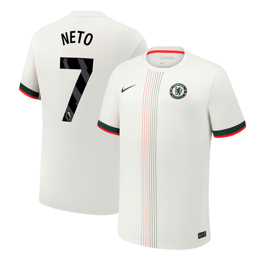 Tricouri Fotbal Chelsea NETO #7 Deplasare 2025/26
