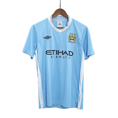 Tricouri Fotbal Vintage Manchester City Acasă 2011/12