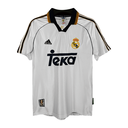 Tricouri Fotbal Vintage Real Madrid RAUL #7 Acasă 1998/00
