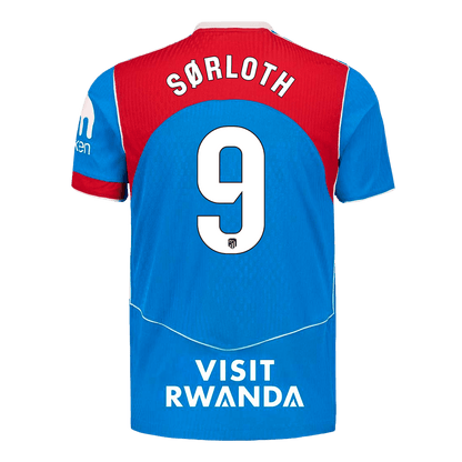 Tricouri Fotbal Atletico Madrid SØRLOTH #9 Treilea 2025/26 Authentic