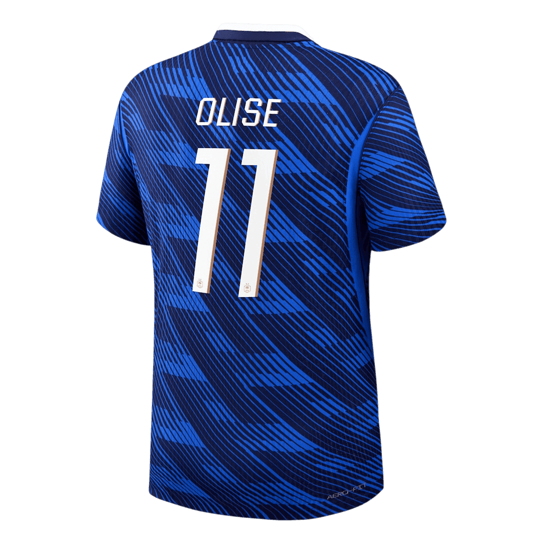Tricouri Fotbal Franța OLISE #11 Acasă Cupa Mondială 2026 Authentic