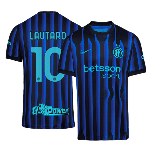 Tricouri Fotbal Inter Milano LAUTARO #10 Acasă 2025/26 (mărime mare)
