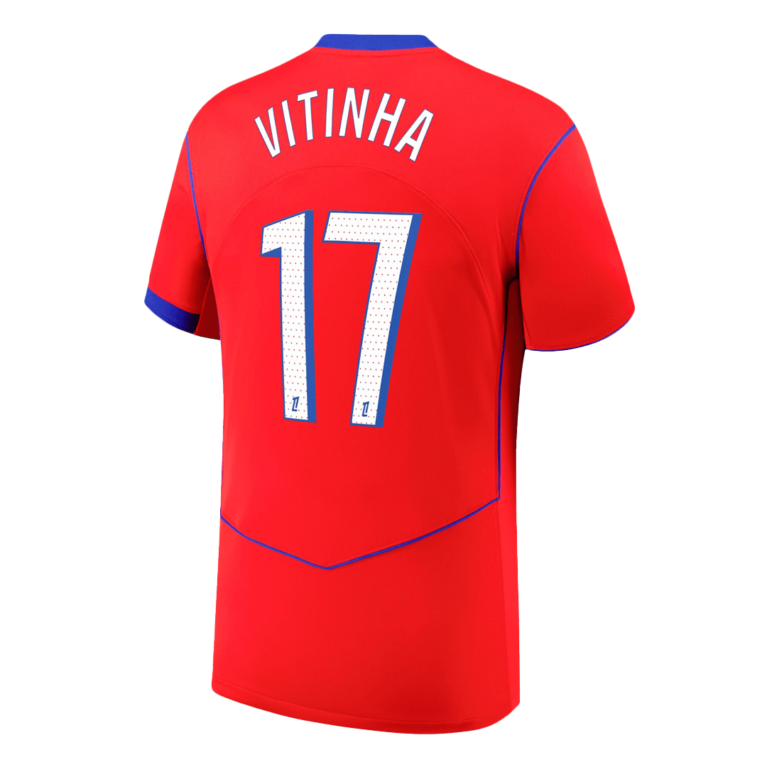 Tricouri Fotbal PSG VITINHA #17 Treilea 2025/26