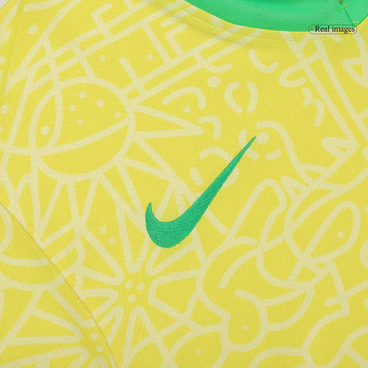 Tricouri Fotbal Brazilia NEYMAR JR #10 Acasă 2024 - Super (mărime mare)