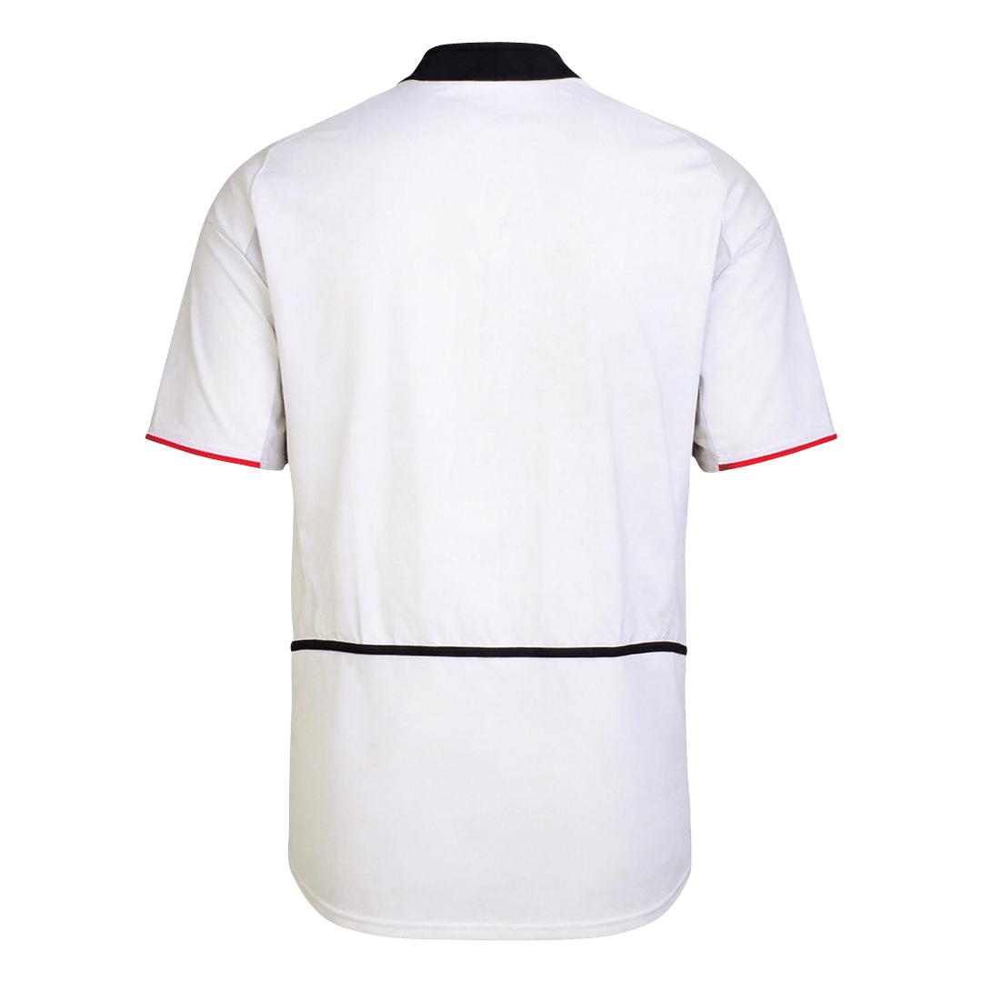 Tricouri Fotbal Vintage Manchester United Deplasare 2002/03