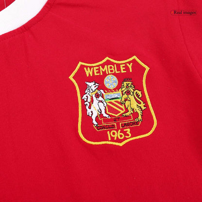 Tricouri Fotbal Vintage Manchester United 1963 Mânecă Lungă Final