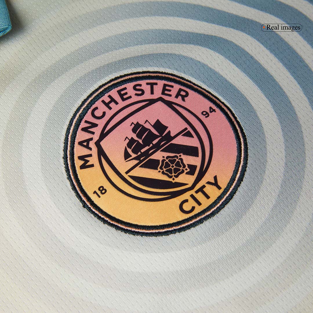 Tricouri Fotbal Manchester City Al Patrulea 2024/25 - Definitely City (mărime mare)