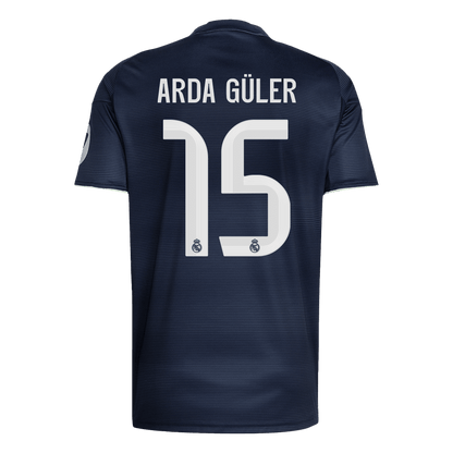 Tricouri Fotbal Real Madrid ARDA GÜLER #15 Deplasare 2025/26 - Premium