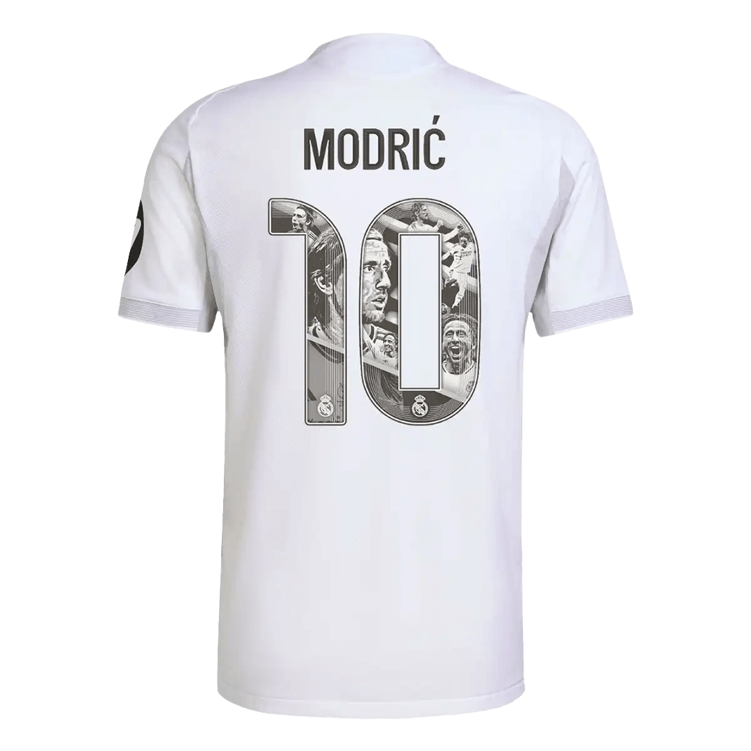 Tricouri Fotbal Real Madrid MODRIĆ Special #10 Acasă 2025/26 Authentic