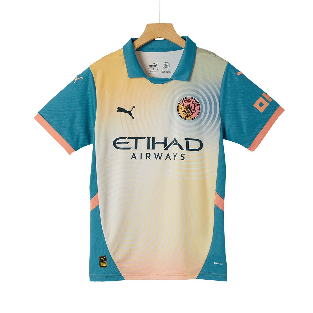 Tricouri Fotbal Manchester City Al Patrulea 2024/25 - Definitely City