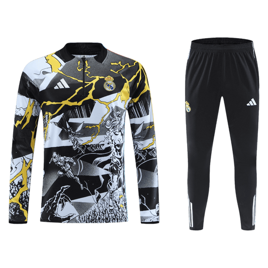 Set Bluză Real Madrid 2025/26 Pentru Copii - Black