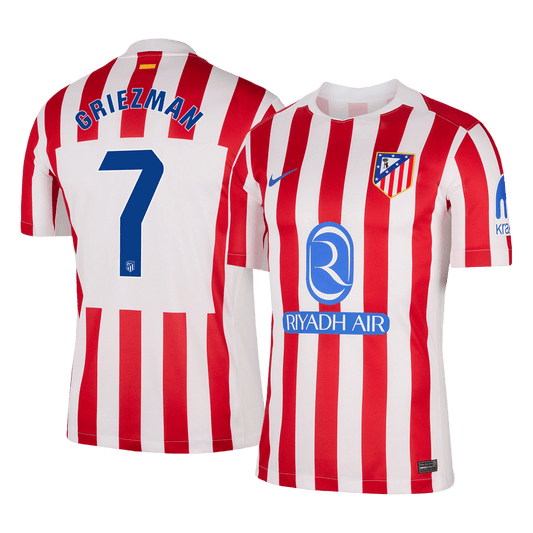 Tricouri Fotbal Atletico Madrid GRIEZMANN #7 Acasă 2025/26