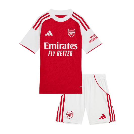Set Tricouri Fotbal Arsenal Acasă 2025/26 Pentru Copii