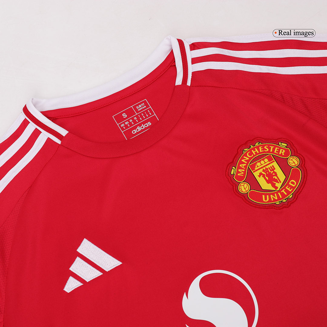 Tricouri Fotbal Manchester United Acasă 2024/25 Mânecă Lungă