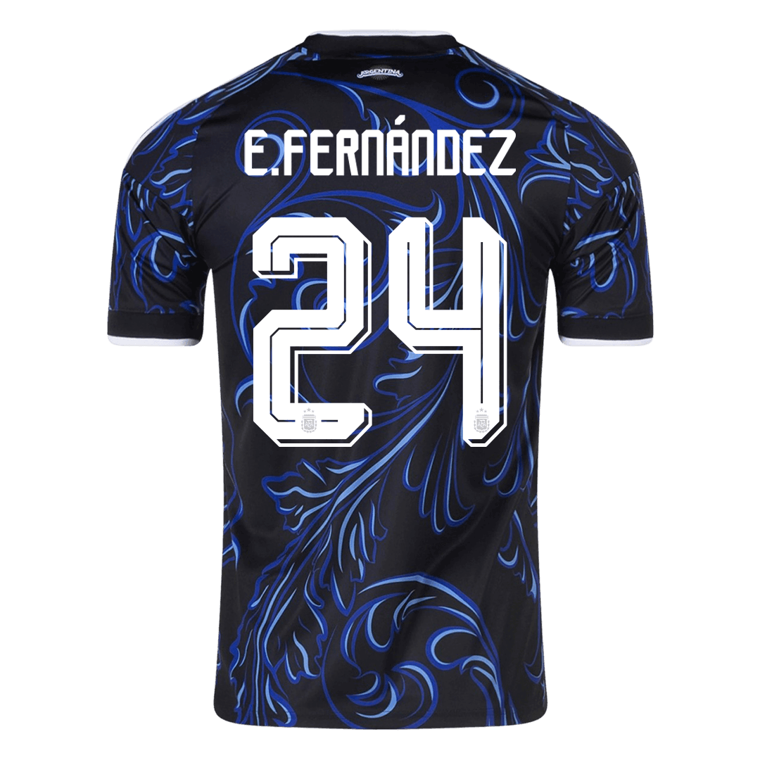 Tricouri Fotbal Argentina E. FERNÁNDEZ #24 Deplasare Cupa Mondială 2026