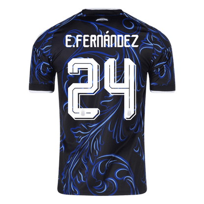 Tricouri Fotbal Argentina E. FERNÁNDEZ #24 Deplasare Cupa Mondială 2026