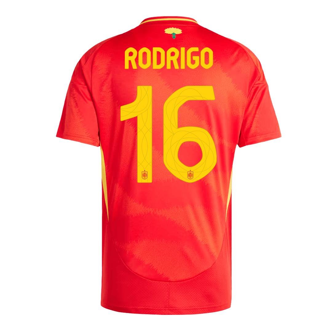 Tricouri Fotbal Spania RODRIGO #16 Acasă 2024