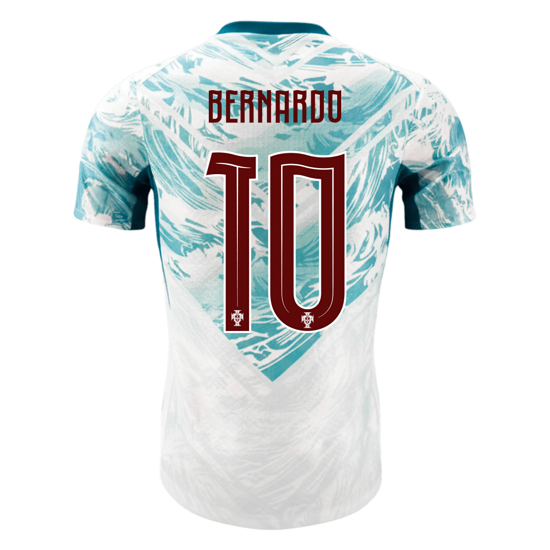 Tricouri Fotbal Portugalia BERNARDO #10 Deplasare Cupa Mondială 2026 Authentic