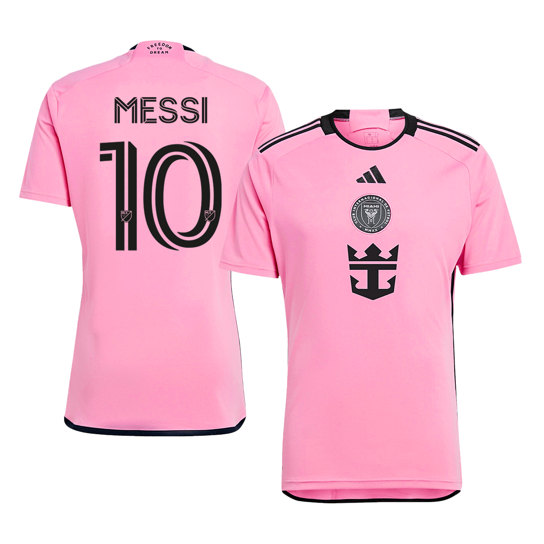 Tricouri Fotbal Inter Miami CF MESSI #10 Acasă 2024/25 (mărime mare)