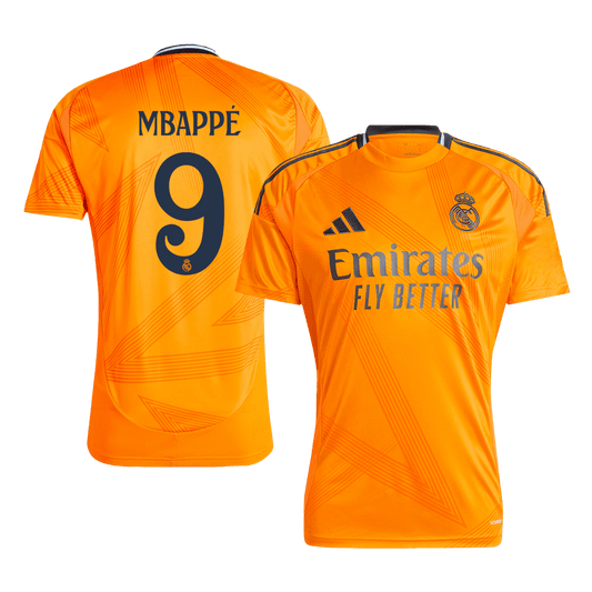 Tricouri Fotbal Real Madrid MBAPPÉ #9 Deplasare 2024/25 (mărime mare)