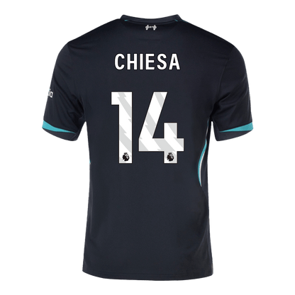 Tricouri Fotbal Liverpool CHIESA #14 Deplasare 2024/25 - Super (mărime mare)