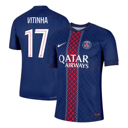 Tricouri Fotbal PSG VITINHA #17 Acasă 2025/26 Authentic