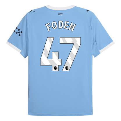 Tricouri Fotbal Manchester City FODEN #47 Acasă 2025/26 - Premium