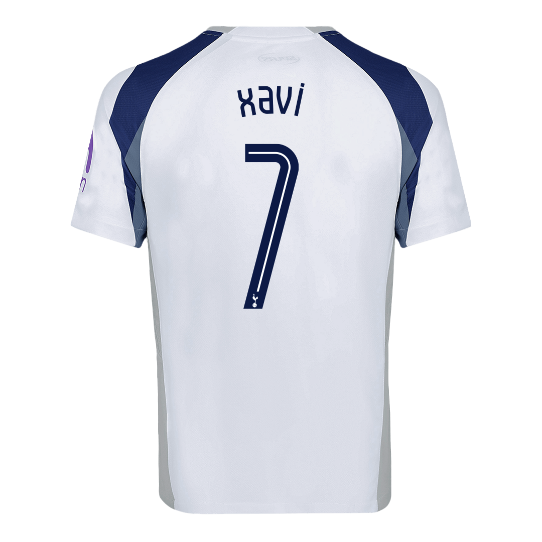 Tricouri Fotbal Tottenham Hotspur XAVI #7 Acasă 2025/26 - UCL