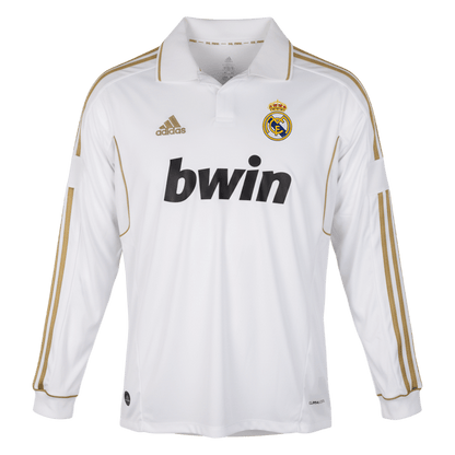 Tricouri Fotbal Vintage Real Madrid Acasă 2011/12 Mânecă Lungă