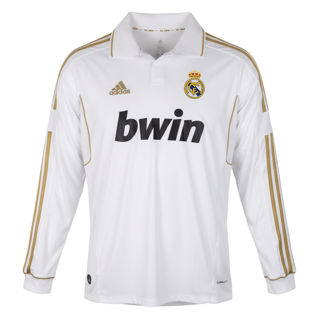 Tricouri Fotbal Vintage Real Madrid Acasă 2011/12 Mânecă Lungă