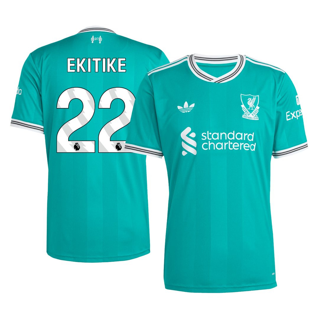 Tricouri Fotbal Liverpool EKITIKE #22 Treilea 2025/26