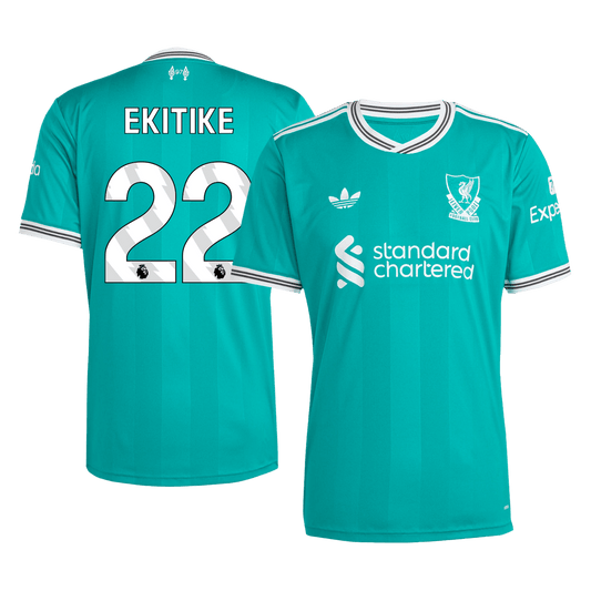Tricouri Fotbal Liverpool EKITIKE #22 Treilea 2025/26